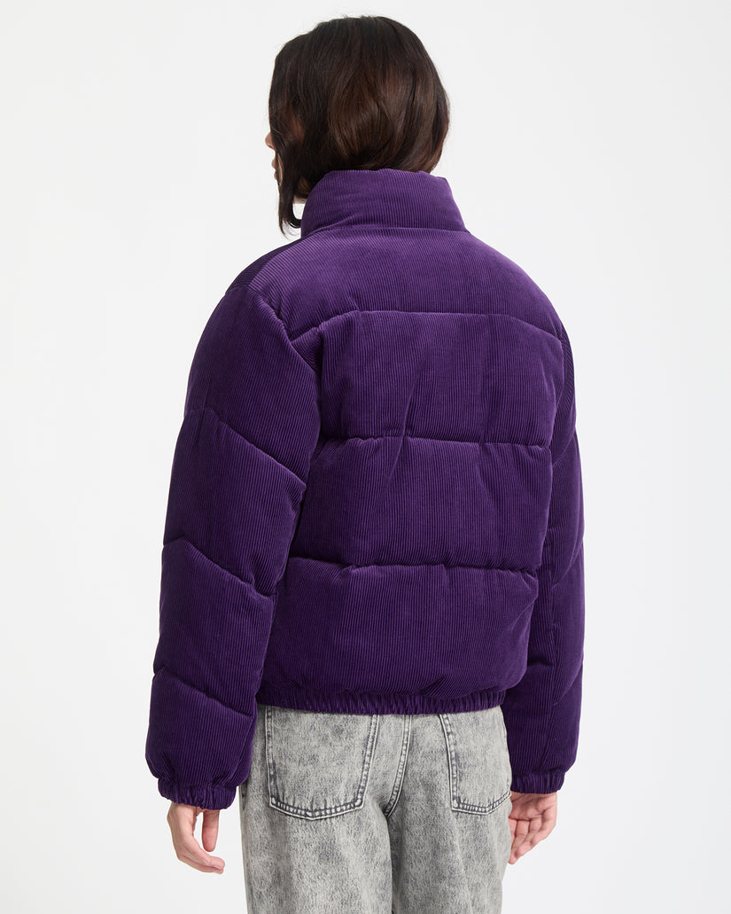 Cord'N Stone Puffer Jacke - Acai