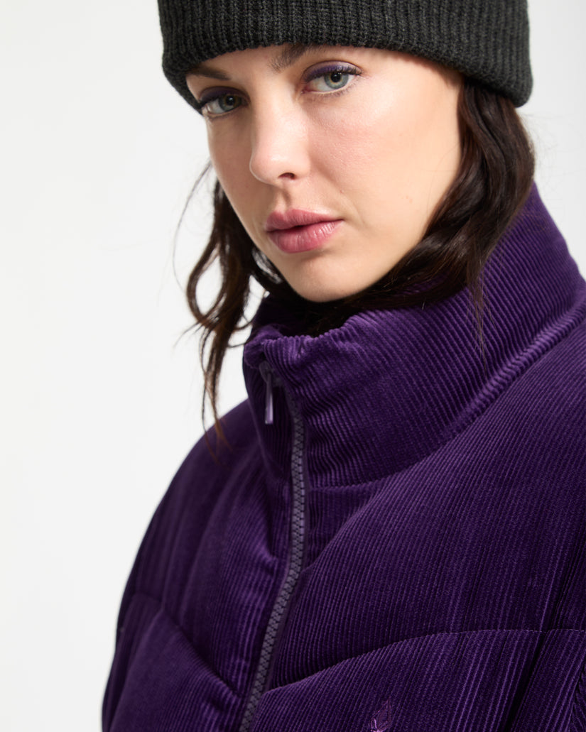 Cord'N Stone Puffer Jacke - Acai
