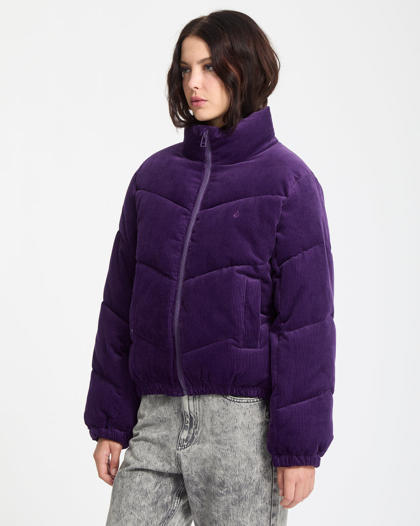 Cord'N Stone Puffer Jacke - Acai