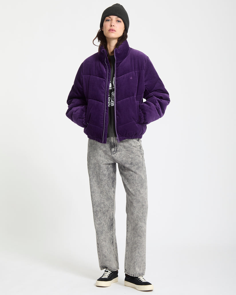 Cord'N Stone Puffer Jacke - Acai
