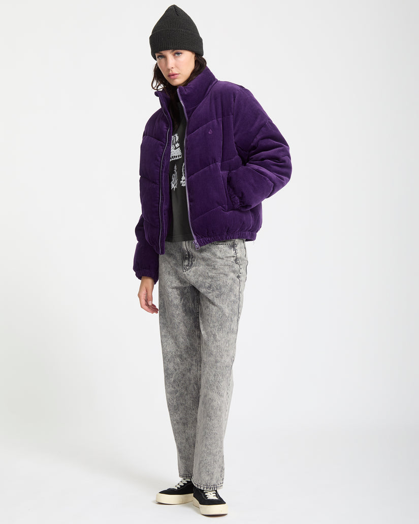 Cord'N Stone Puffer Jacke - Acai