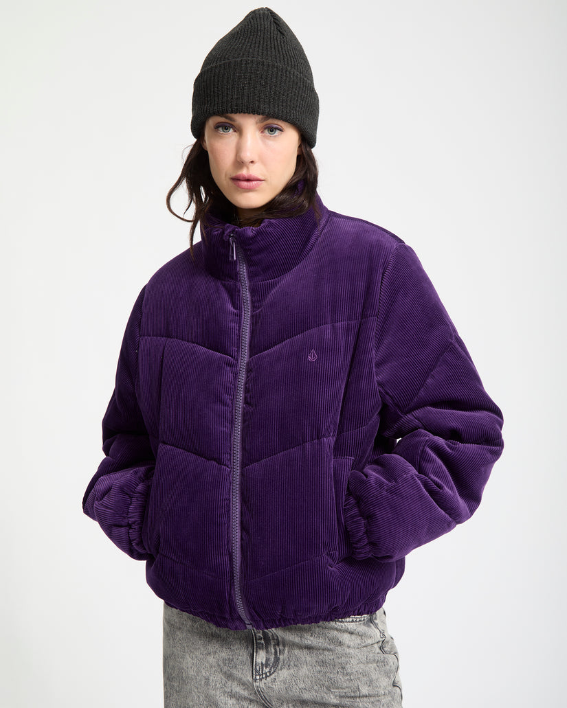 Cord'N Stone Puffer Jacke - Acai