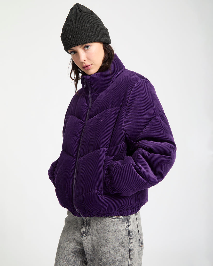 Cord'N Stone Puffer Jacke - Acai
