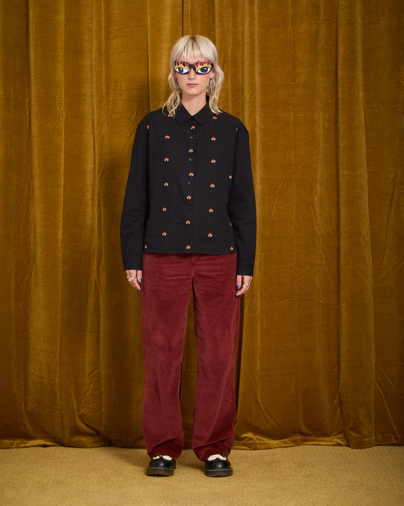 Weellow II Corduroy Trousers - Brick