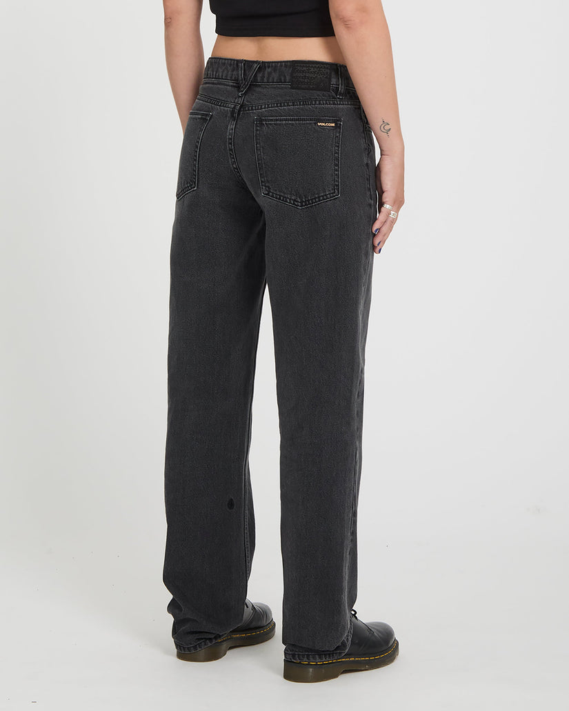 Stoned Low Waist Jeans - Washed Slate
