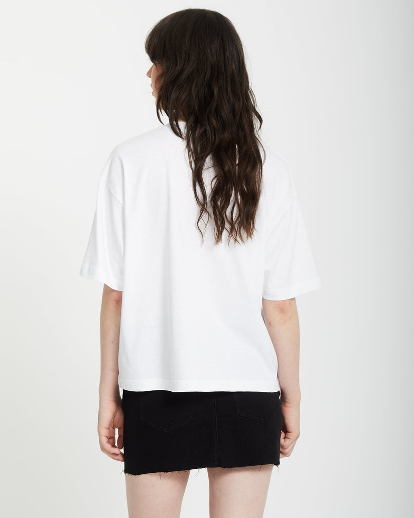 Stone Blanks Up T-Shirt - White