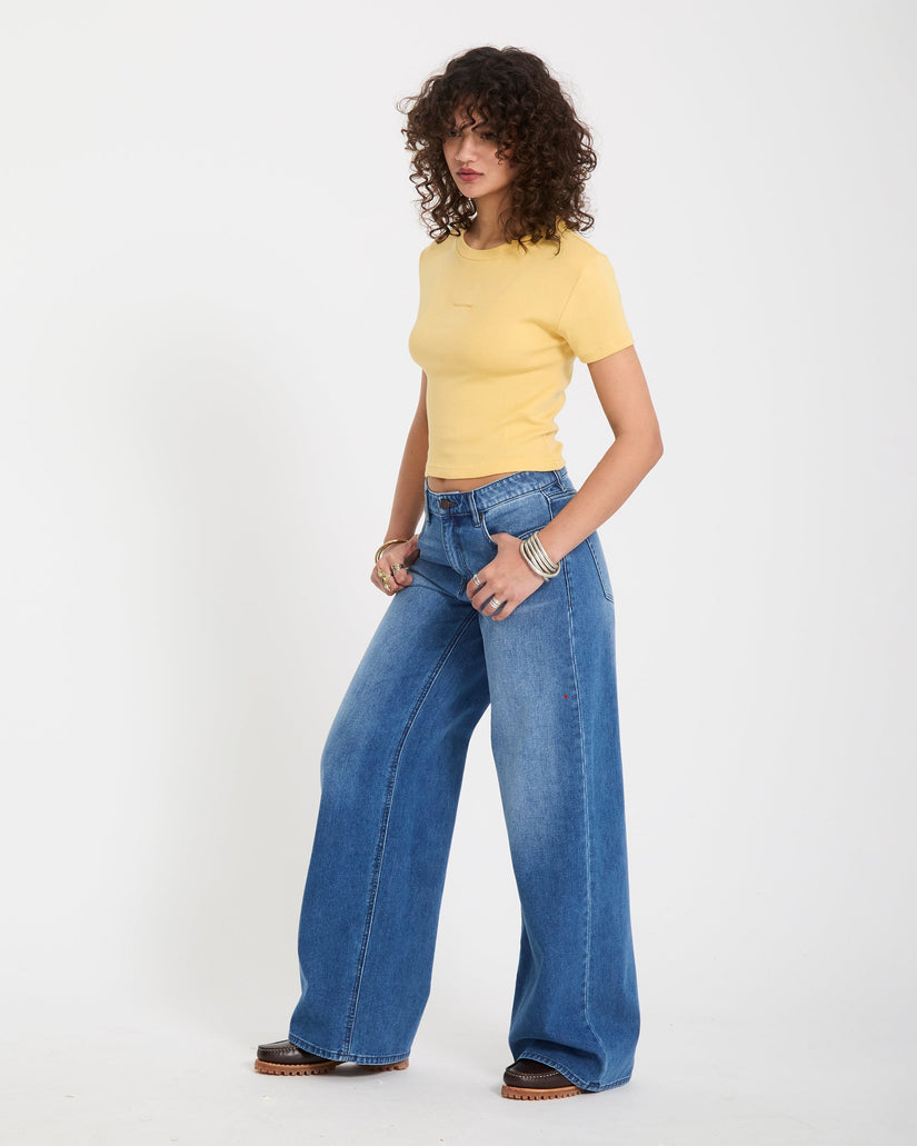 Volcomstone Tight crop top - Sunburst