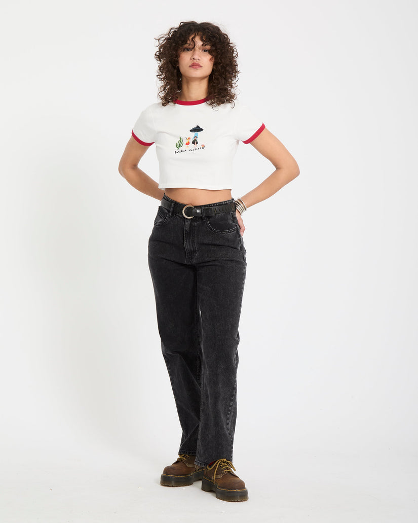 Mickey Mason crop top - Off White