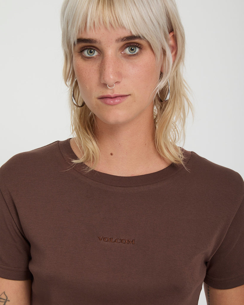 Volcom Stone Tight T-Shirt - Tobacco Brown