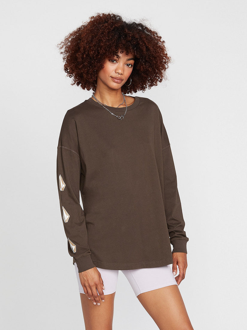 Iconic Stones T-shirt - ESPRESSO (B3632201_ESP) [F]