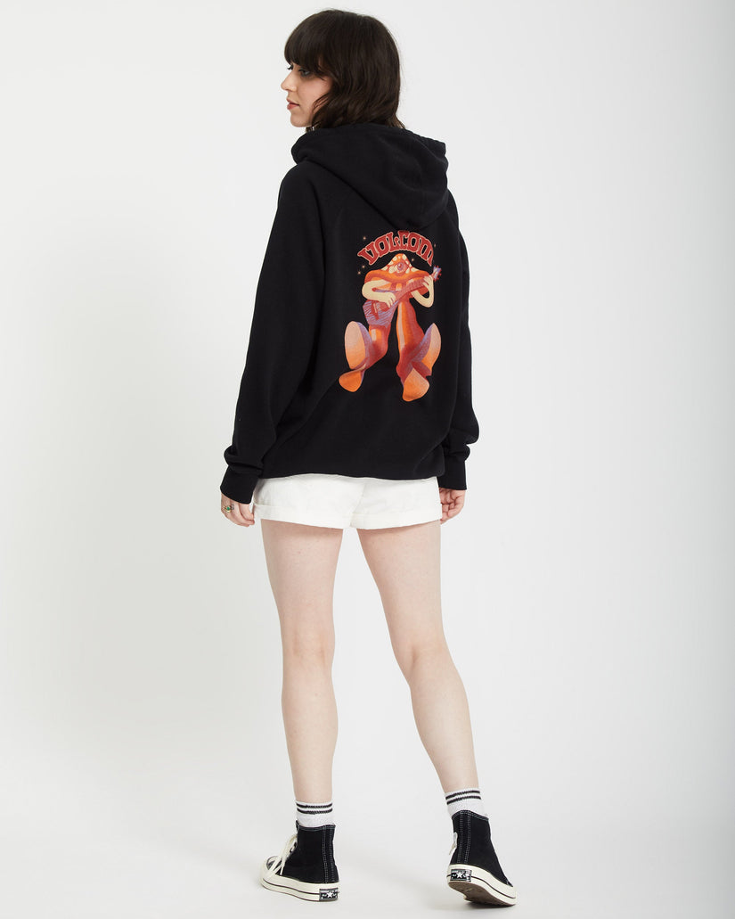 Truly Stoked Kapuzenpullover - BLACK