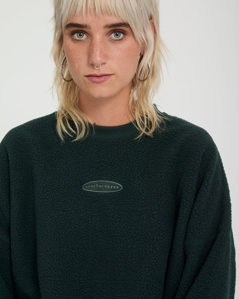 Piou Sherpa Sweatshirt - Scarab
