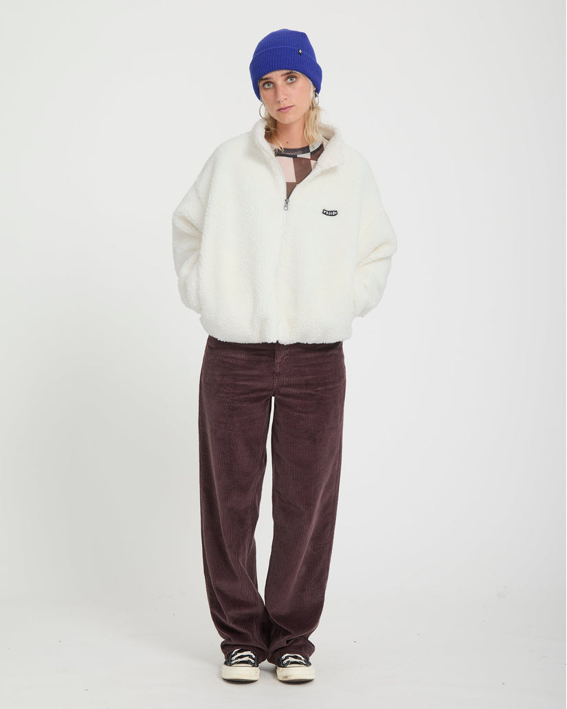 Wylding Out Sherpa Jacket - Off White