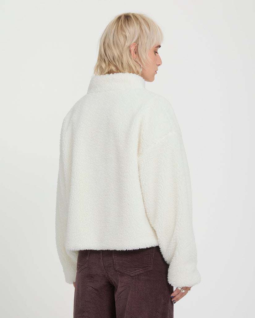 Wylding Out Sherpa Jacket - Off White