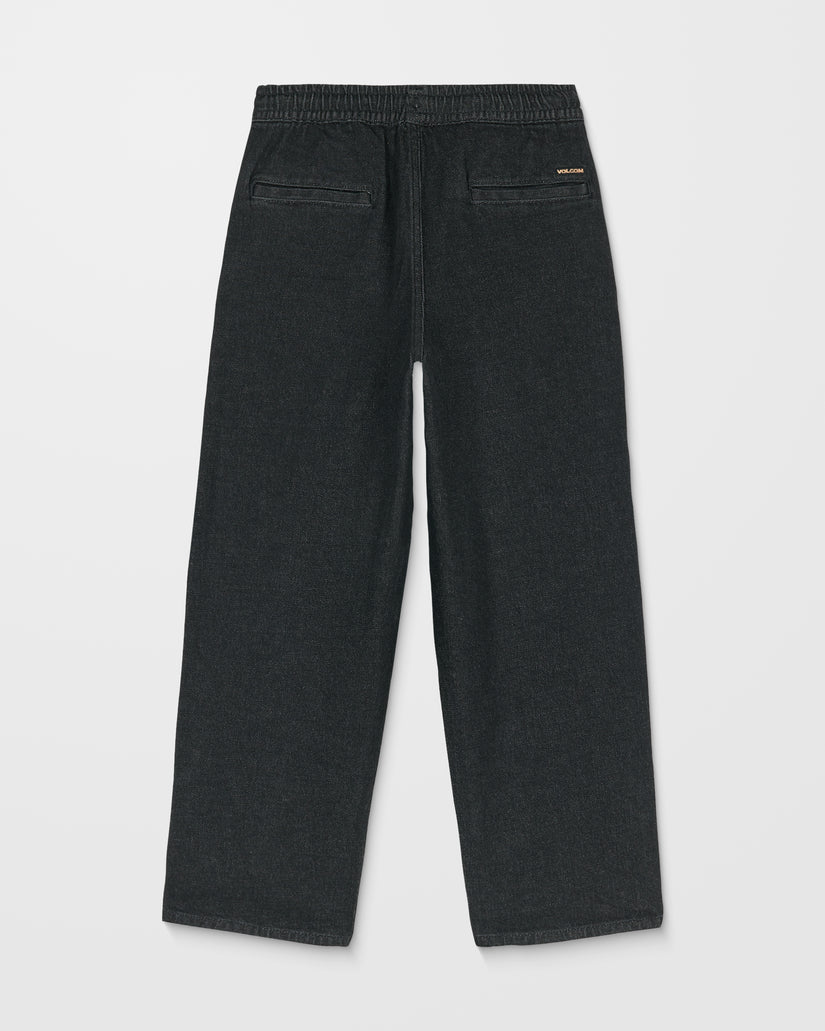 Freazy Loose Fit Jeans - Black Wash - (KINDER)