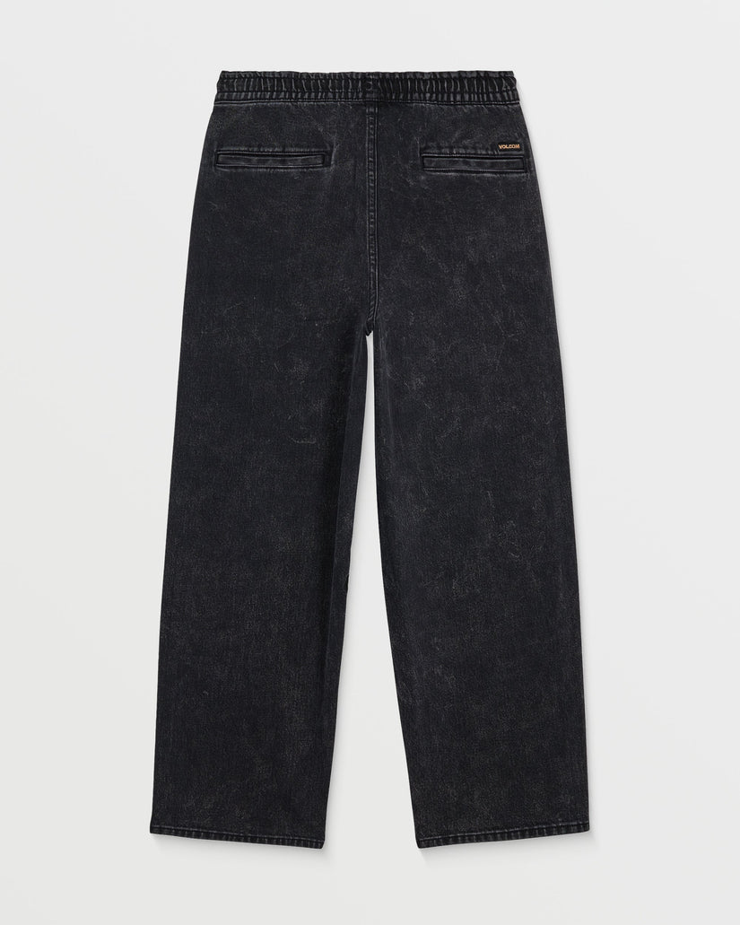 Freazy Loose Elasticated Waist Jeans - Blackity Black - (KIDS)