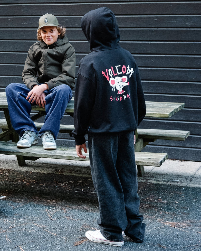 Freazy Loose Elasticated Waist Jeans - Blackity Black - (KIDS)
