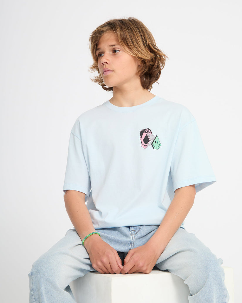 Aura T-Shirt - Light Blue Acid - (KIDS)