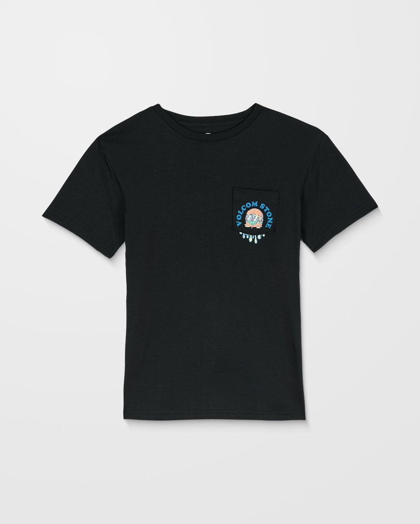 Burgstone Pocket T-Shirt - Black - (KINDER)