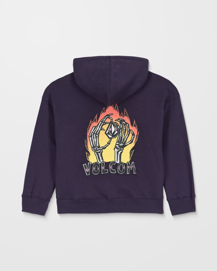 Watanite Zip Up Hoodie - Dark Purple - (KINDER)