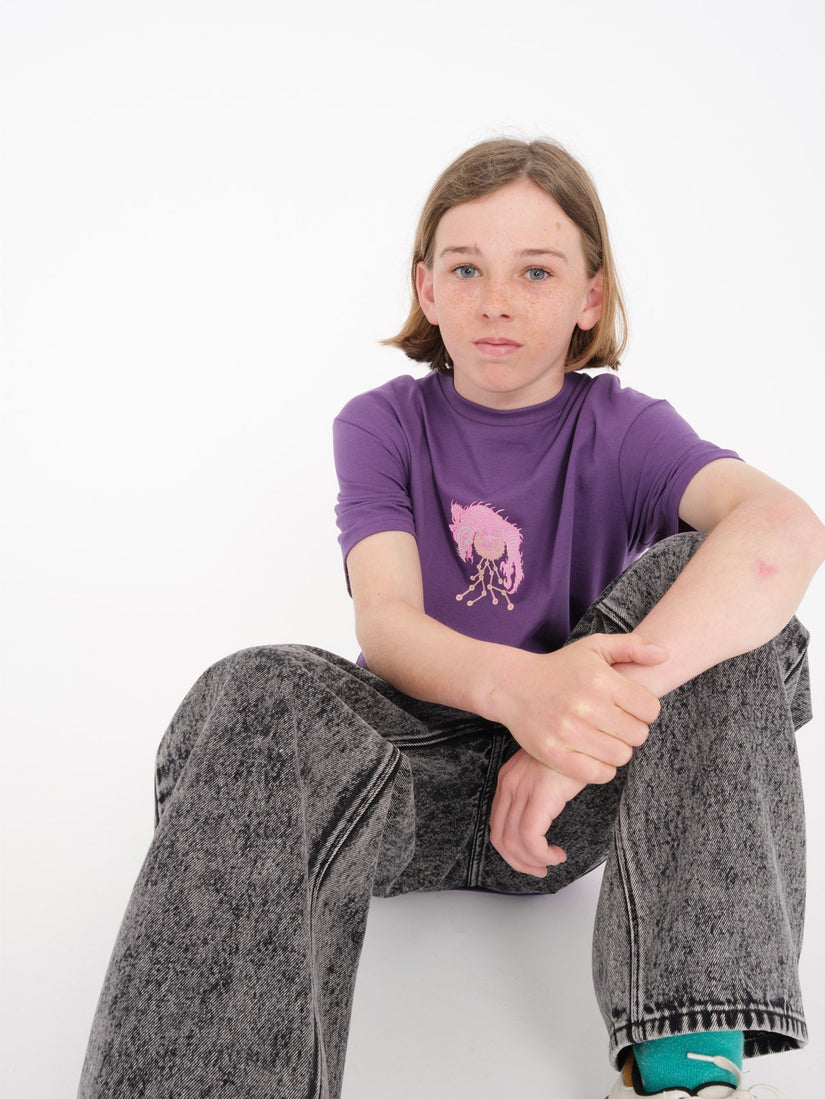 Tetsunori 3 T-shirt - DEEP PURPLE  - (KINDER)