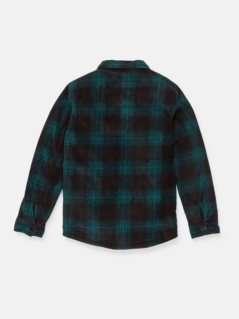 Bowered Fleece Überhemd - Evergreen  - (KINDER)
