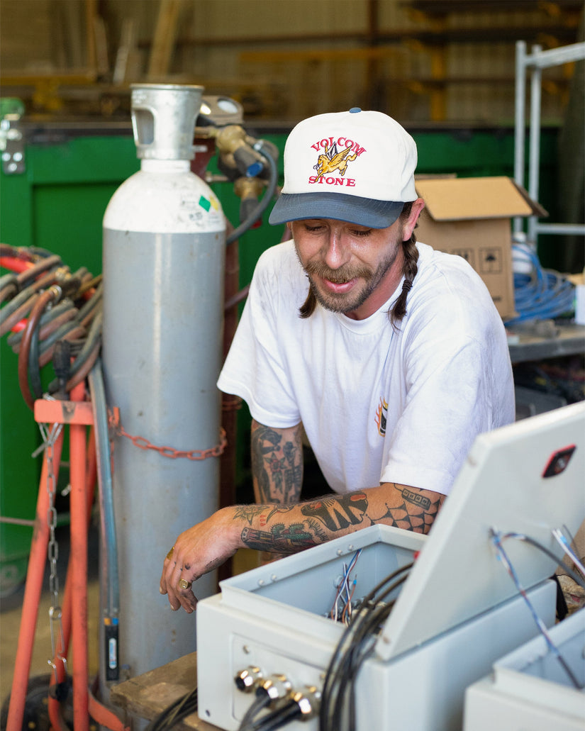 Petrolstone Adj Cap - Off White