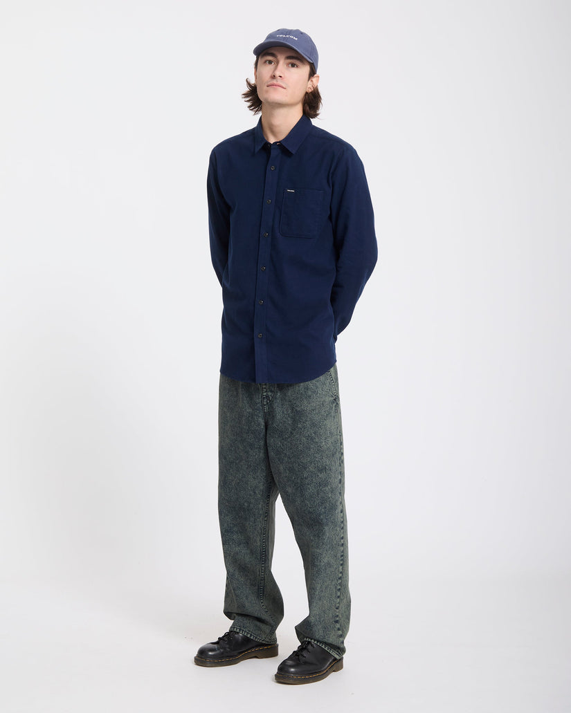 Full Stone Washed Adj Cap - Marine