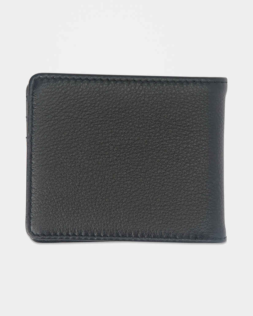 Single Stone Leder-Geldbörse - Black