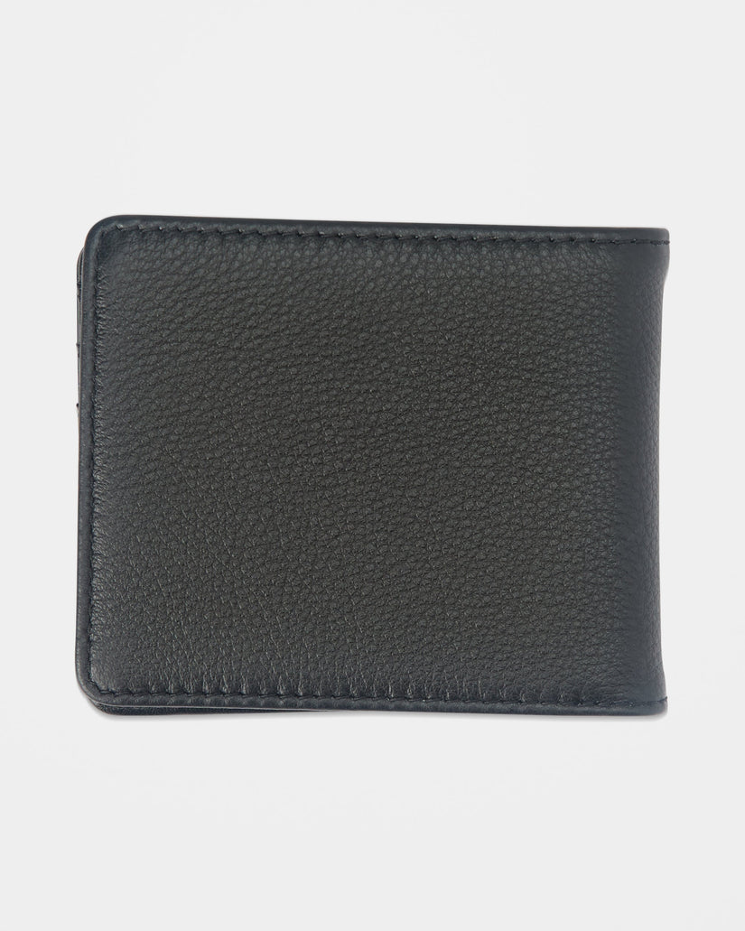 Single Stone Leder-Geldbörse - Black
