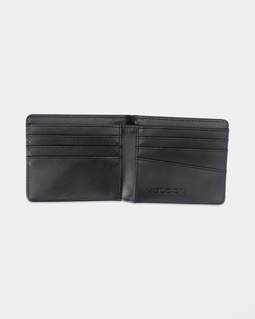 Single Stone Leder-Geldbörse - Black