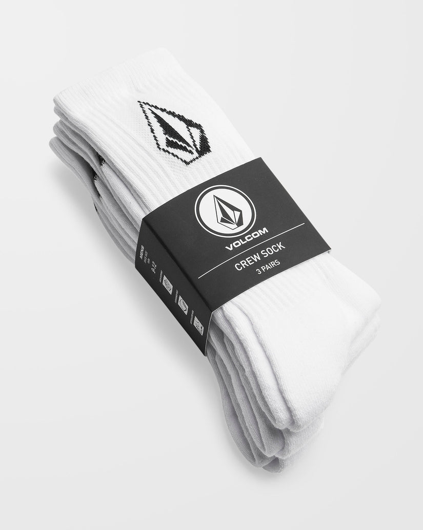 Full Stone Socken (3Er-Pack) - White