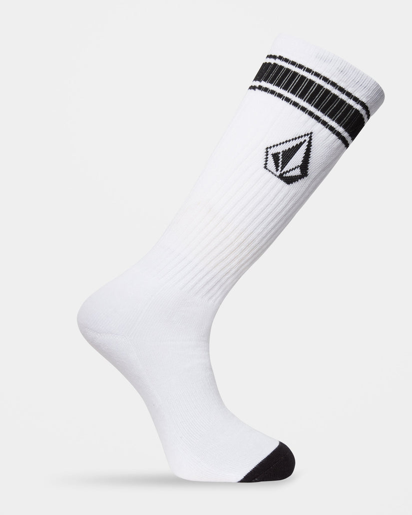 High Stripe Socken - White