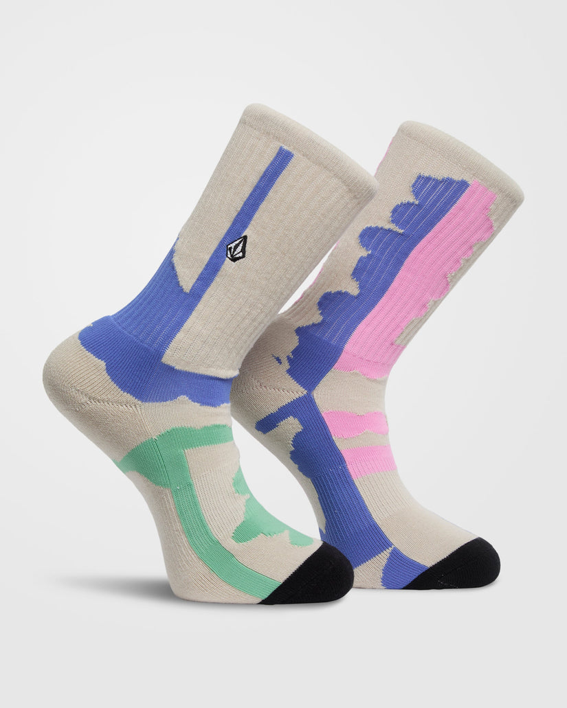 Carrau Print Mixer Socks (3 pack) - Multi