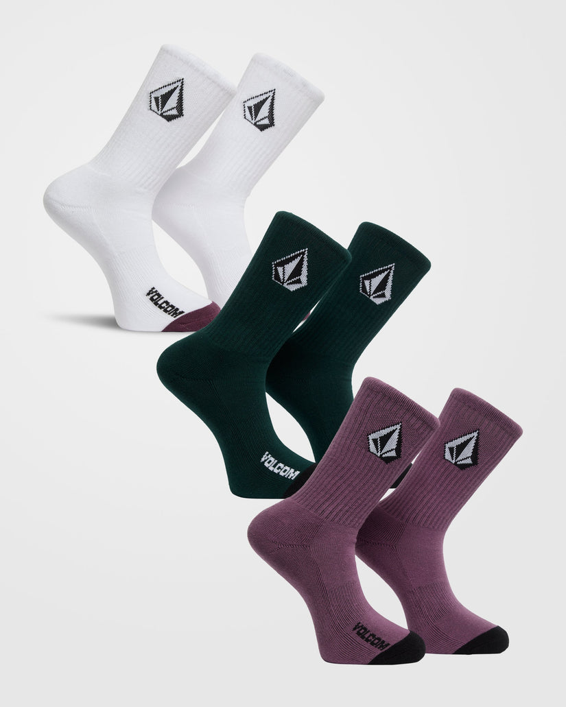 Full Stone Mix Socks (3 pack) - Multi