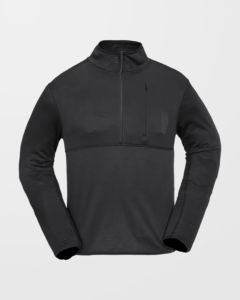 Gridlock Second Layer Fleece Sweatshirt - Black