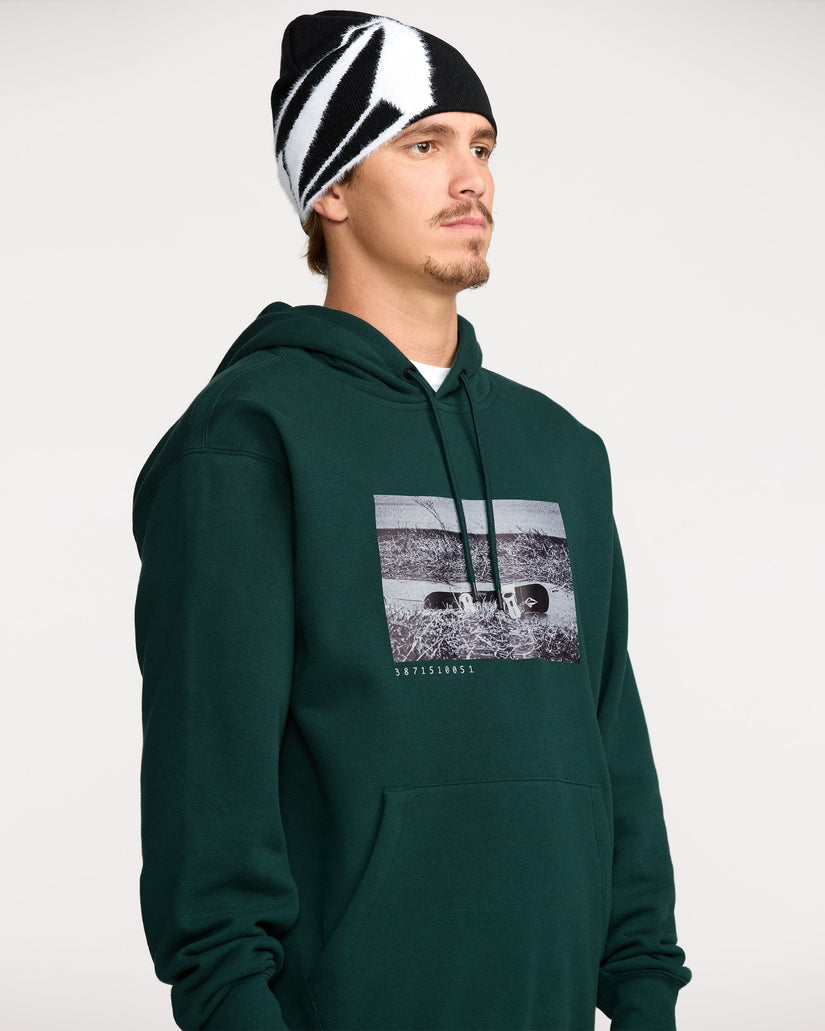 Essential Kapuzenpullover - Black Green