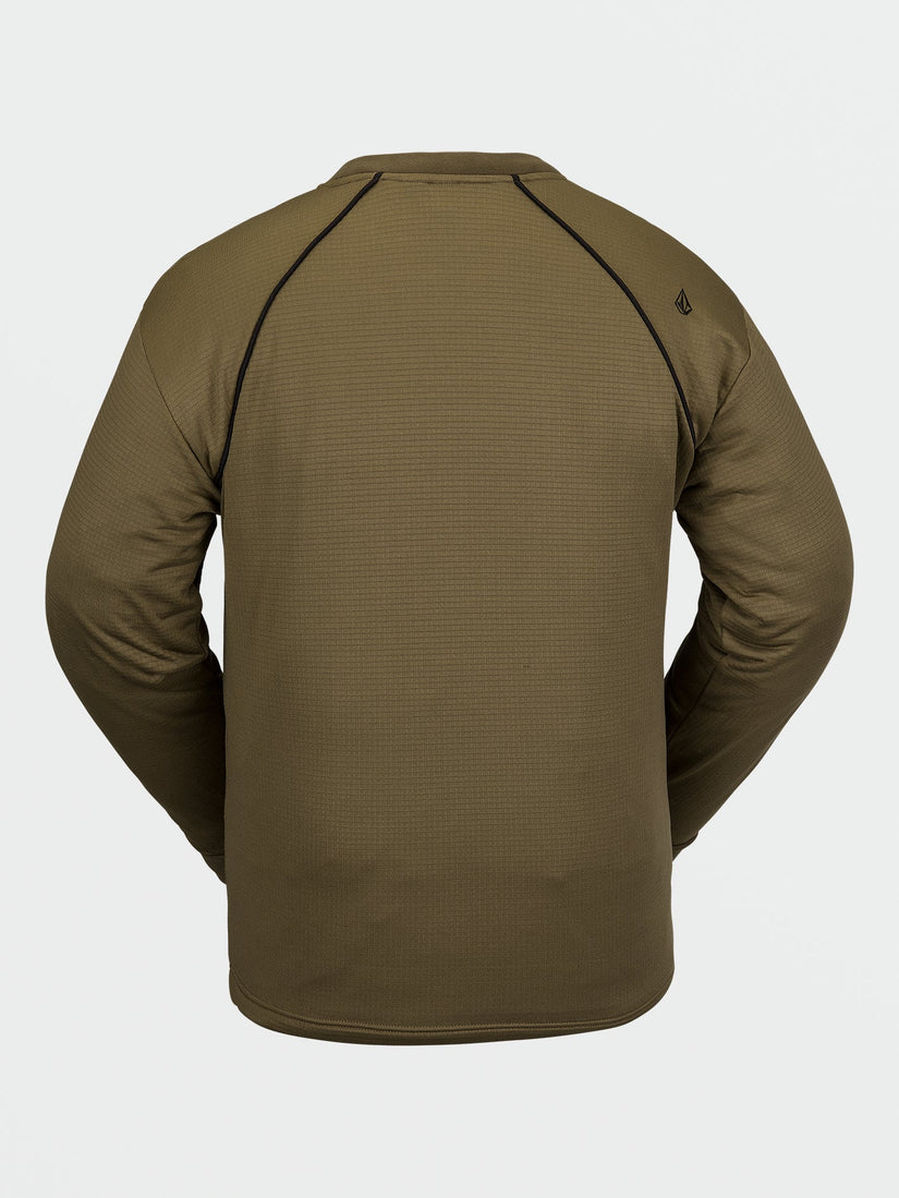 WAFFLE BACKED CREW FLEECE (G4652300_DTK) [2]