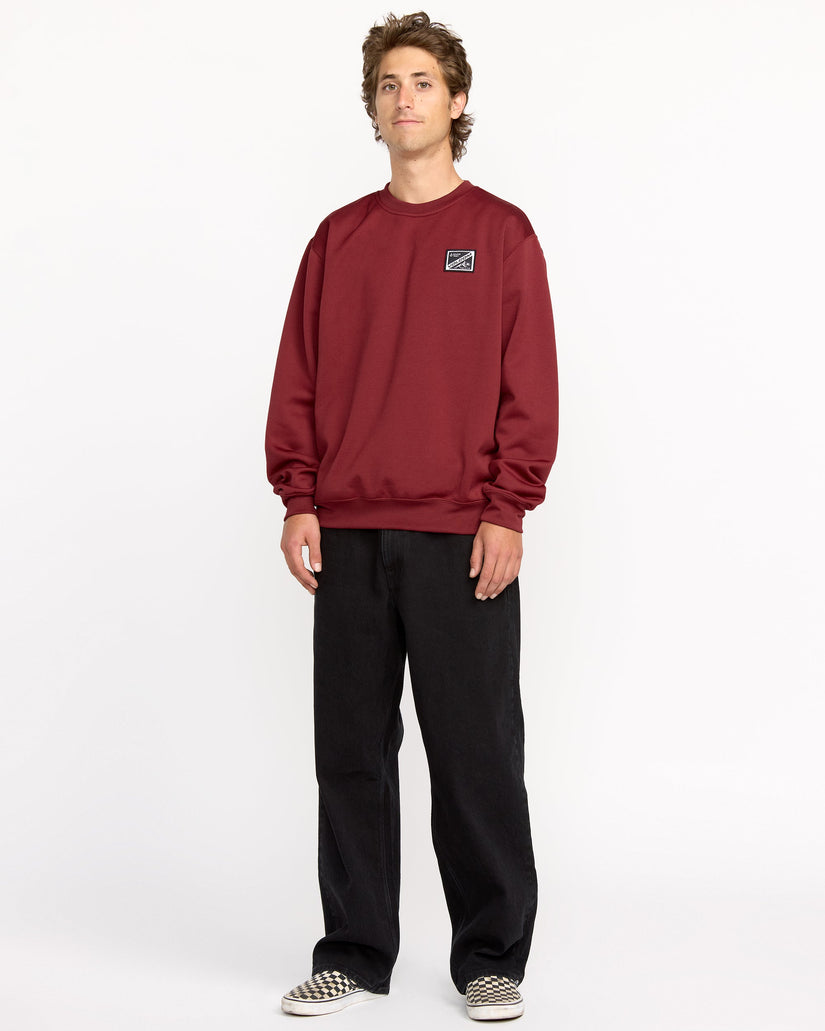 Hydro Fleece Sweatshirt - Burnt Red