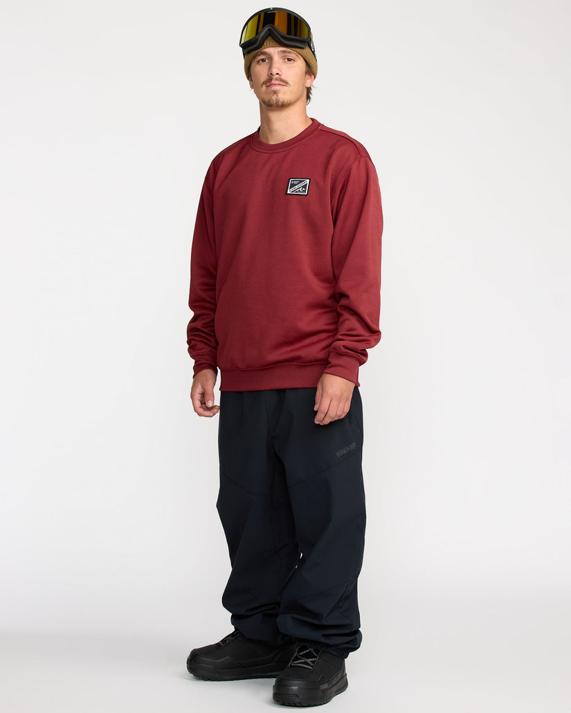 Hydro Fleece Sweatshirt - Burnt Red