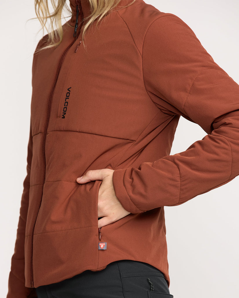 Evergreen Full Zip Jacke - Henna