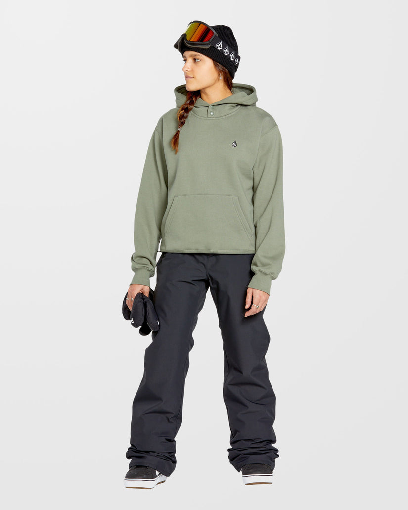 Costus Fleece Hoodie - Lichen Green