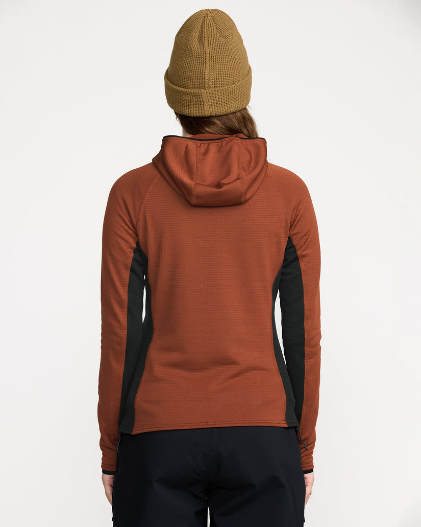 Gridlock Balaclava Kapuzenpullover - Henna