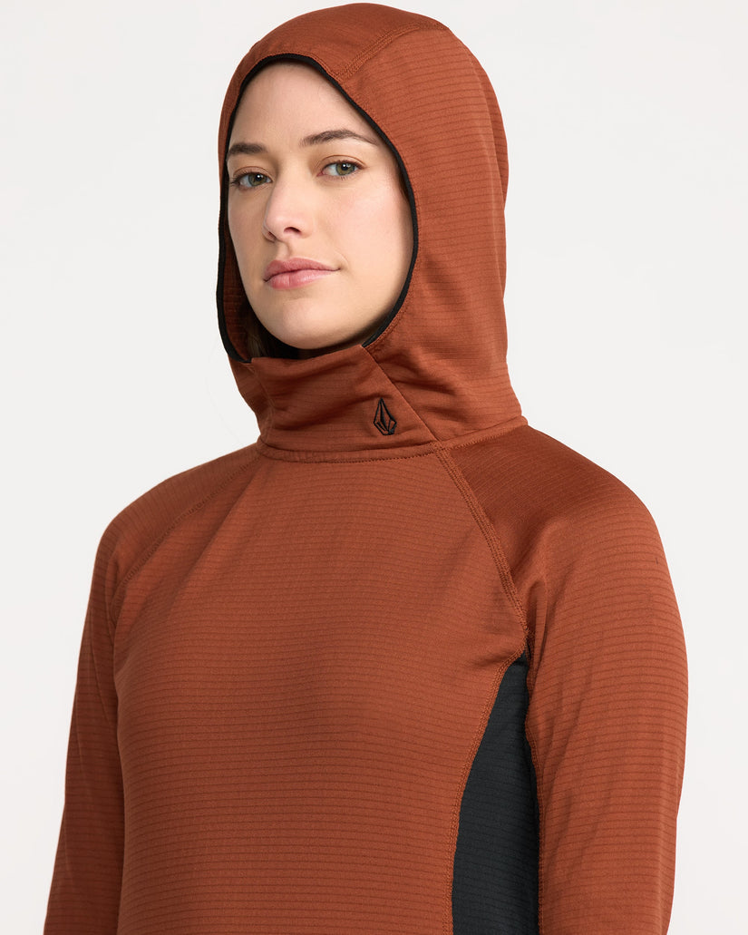 Gridlock Balaclava Kapuzenpullover - Henna