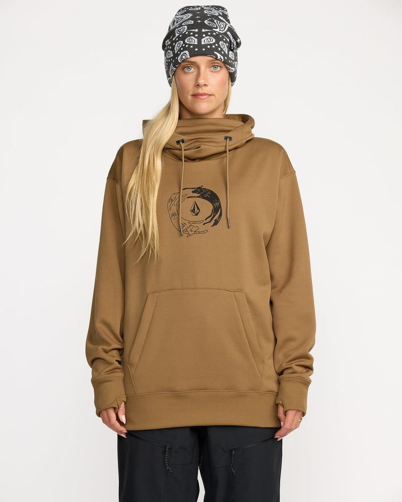 Riding Hydro Kapuzenpullover - Bronze