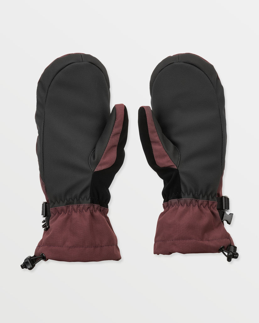 V.Snow Over Fäustlinge - Oxblood