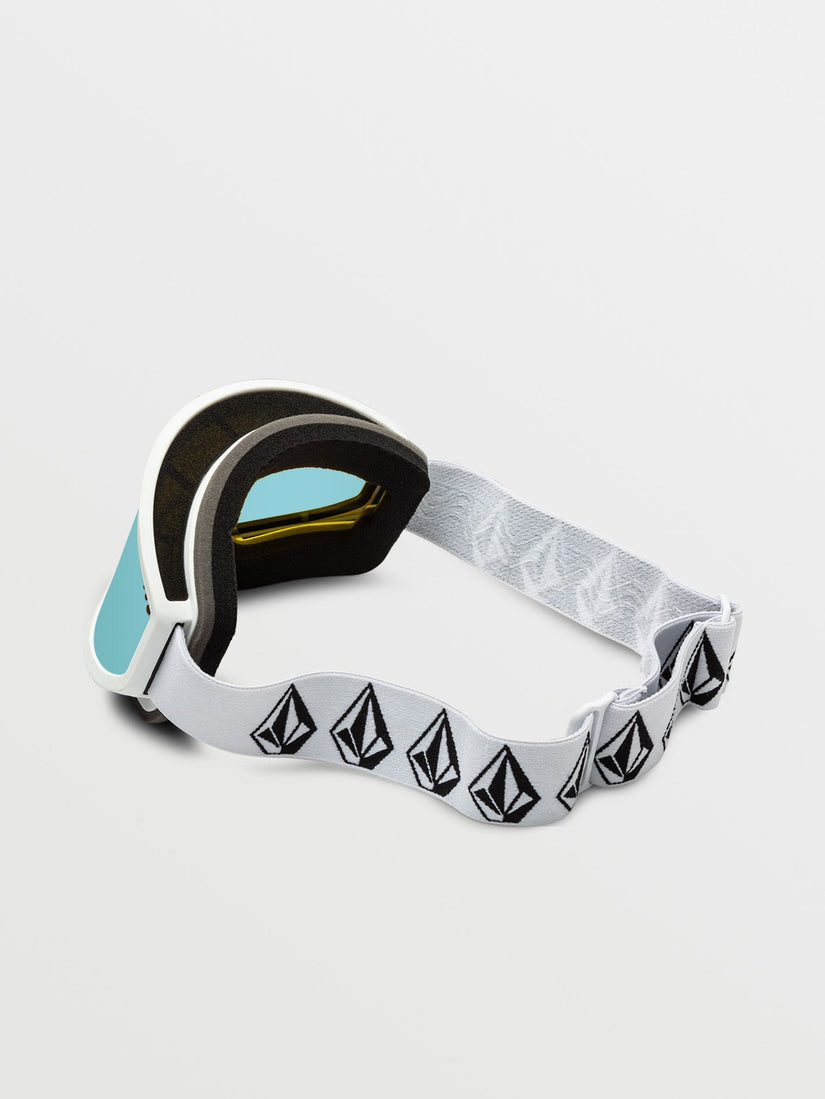 Footprints Matte White Stone Goggle (+ Bonus Lens Dark Grey) - ICE CHROME (VG0623503_ICCH) [2]