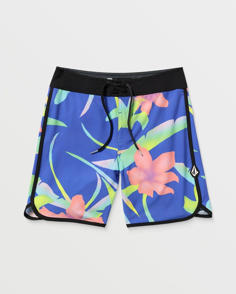 Mod Infuse Scallop Boardshorts - ELECTRIC BLUE - (KINDER)
