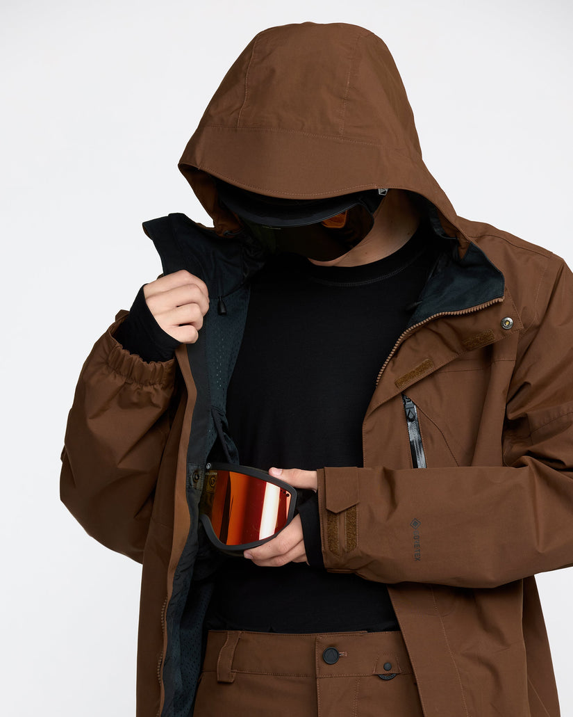L Gore-Tex Jacke - Brown