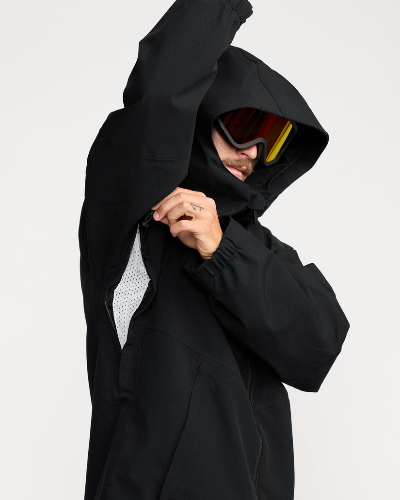 Brighton Full Zip Jacke - Black
